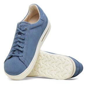 Birkenstock Bend Low Suede Leather Elemental Blue $160 Men’s Size 8 Women’s 10